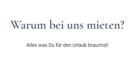 Wohnmobil Vermietung